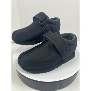 Pedors Womens 11.5M Men's 9.5M Black Comfort Diabetic Adjustable Strap Shoes